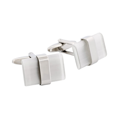 White Cat’s Eye Cufflinks