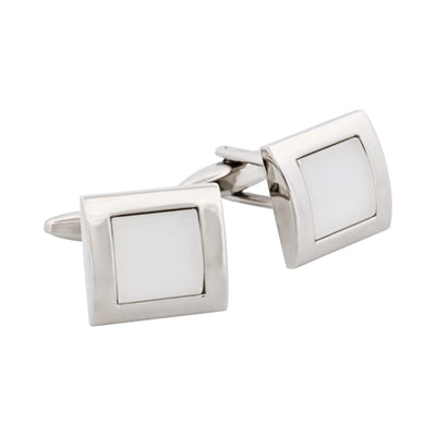 White cat's eye Cufflinks