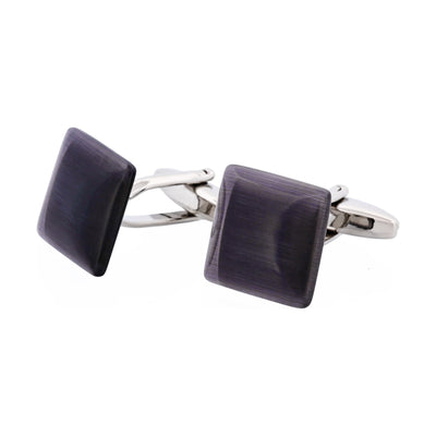 Black Square Cat’s Eye Cufflinks