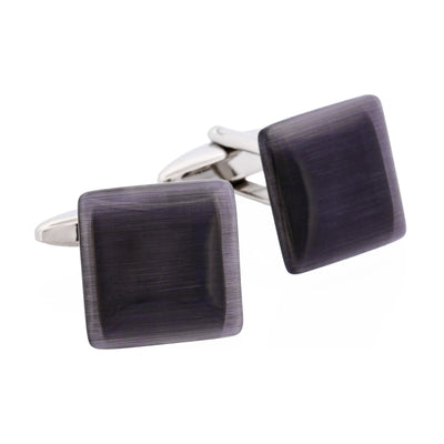 Black Square Cat’s Eye Cufflinks