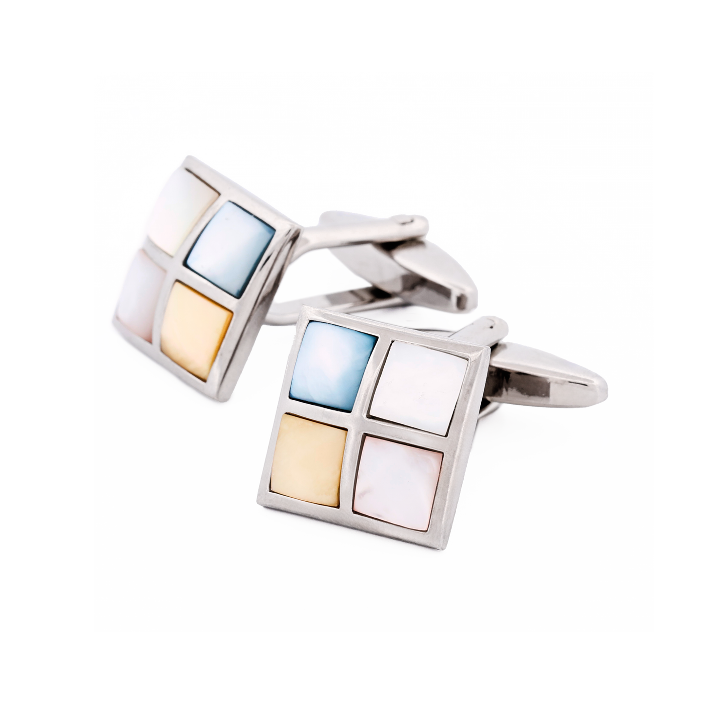 Coloured Mother Of Pearl Cufflinks