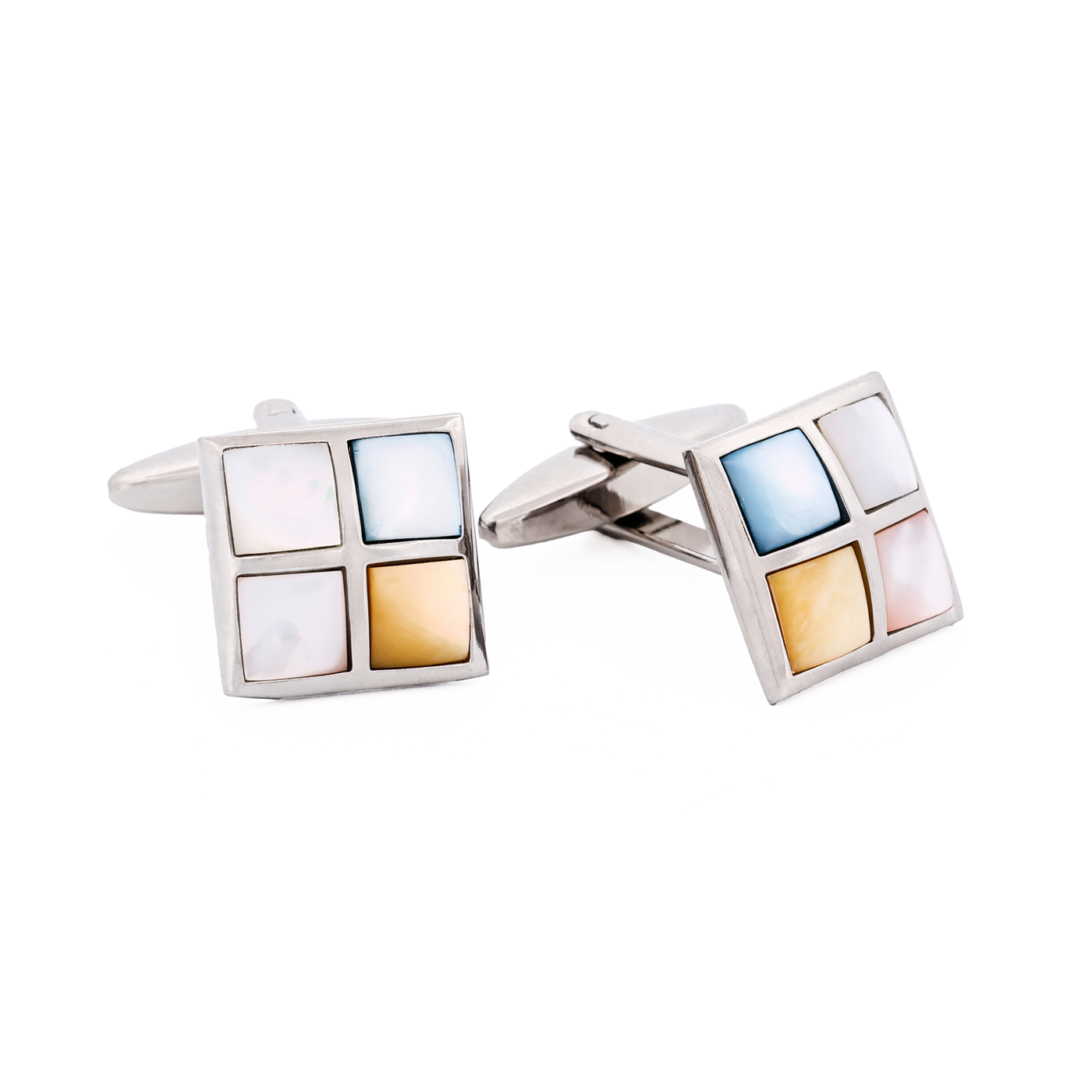 Coloured Mother Of Pearl Cufflinks