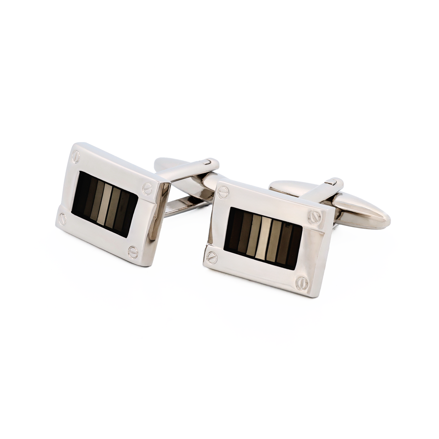 Rhodium Black Cufflinks