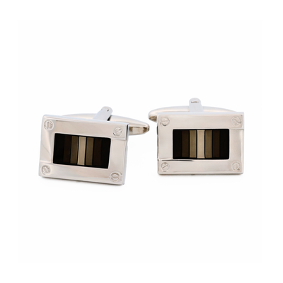Rhodium Black Cufflinks