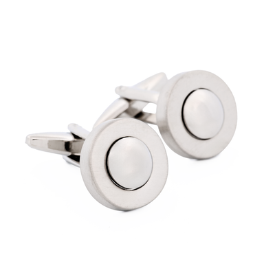 Rhodium Plated Cufflinks