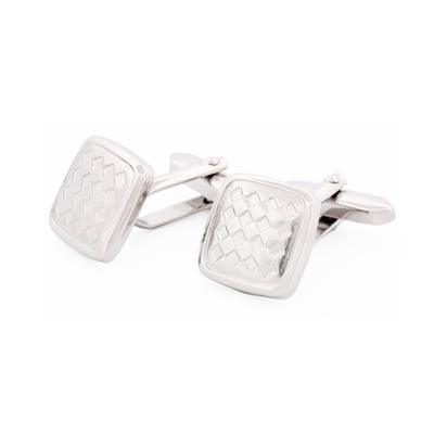 Rhodium Plated Cufflinks