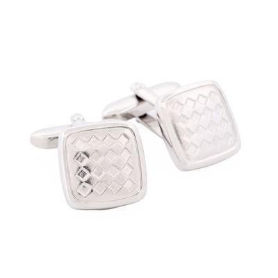 Rhodium Plated Cufflinks