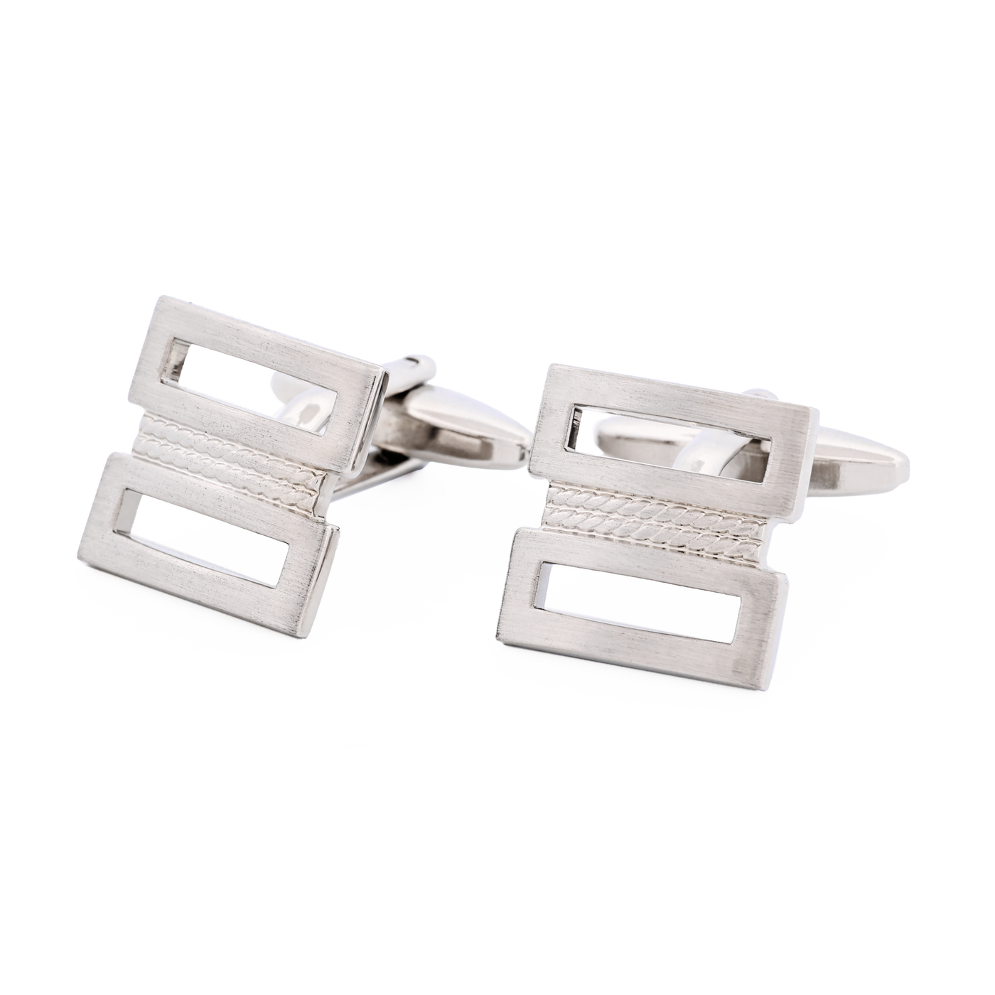 Rhodium Plated Cufflinks