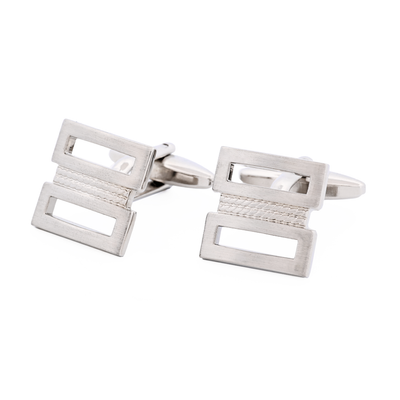 Rhodium Plated Cufflinks