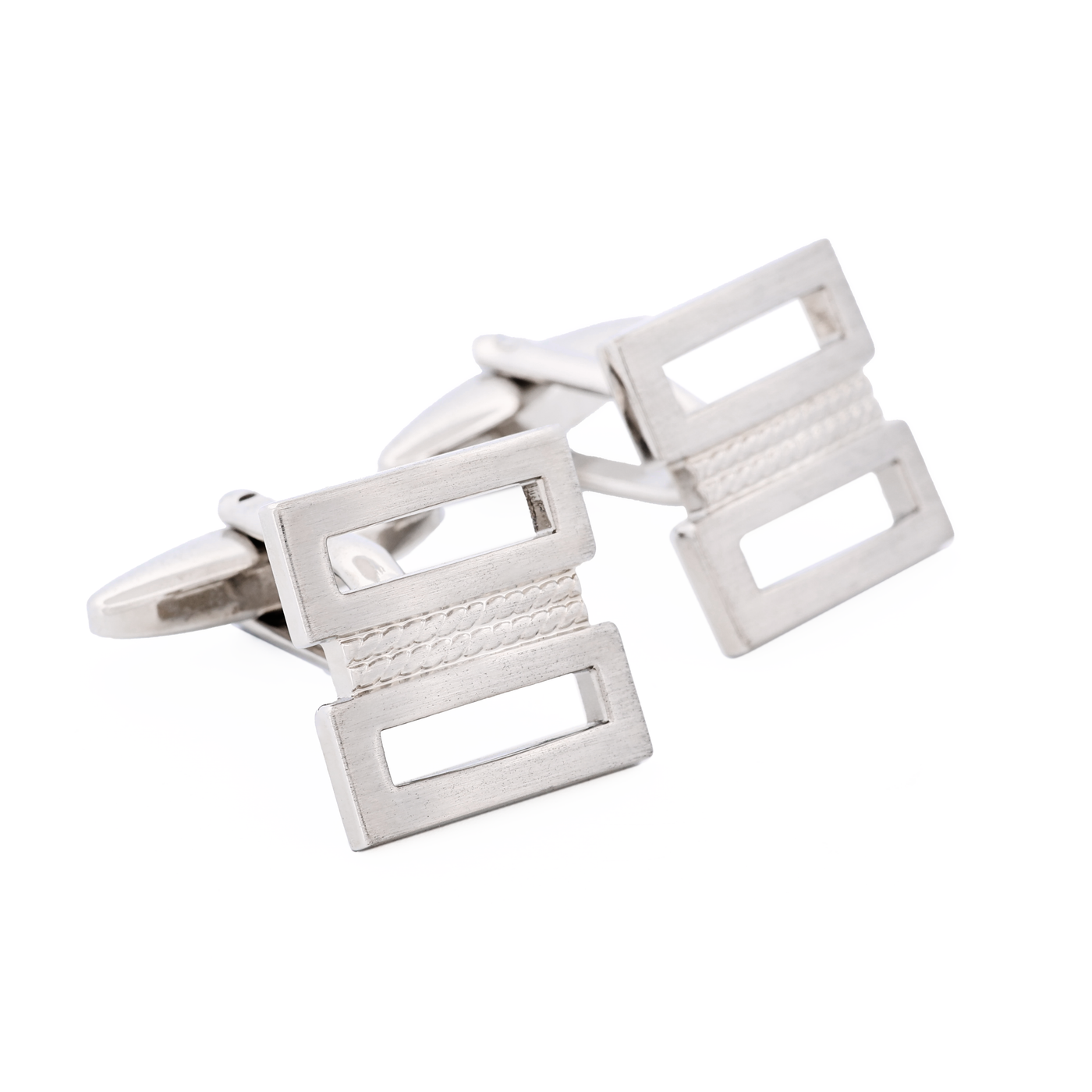 Rhodium Plated Cufflinks