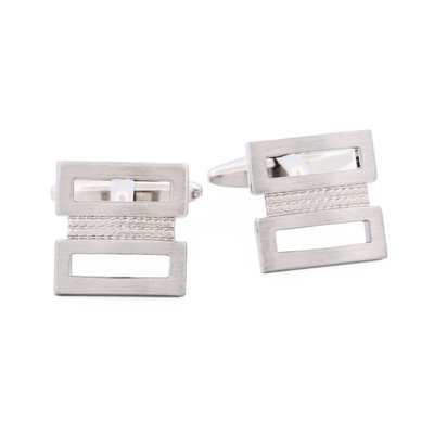 Rhodium Plated Cufflinks