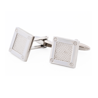 Rhodium Plated Cufflinks