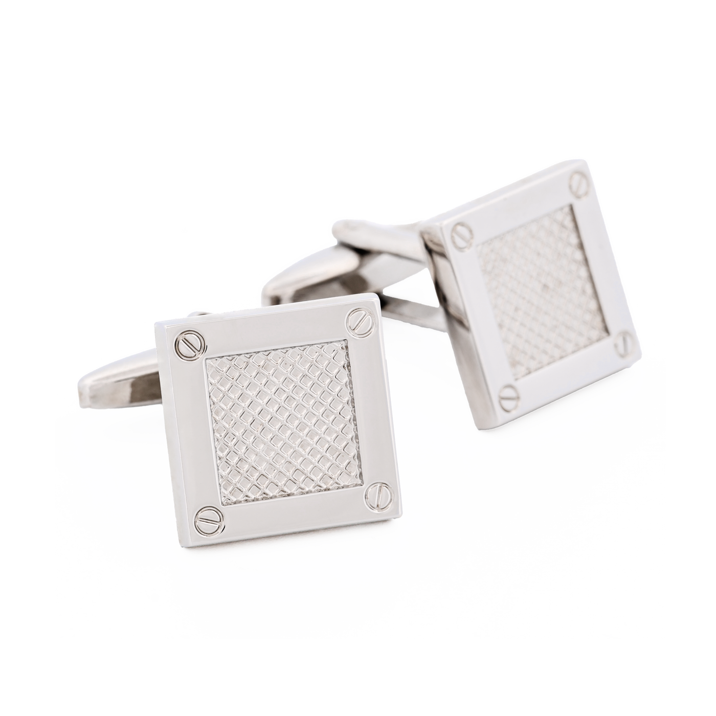 Rhodium Plated Cufflinks