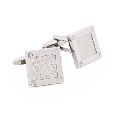 Rhodium Plated Cufflinks