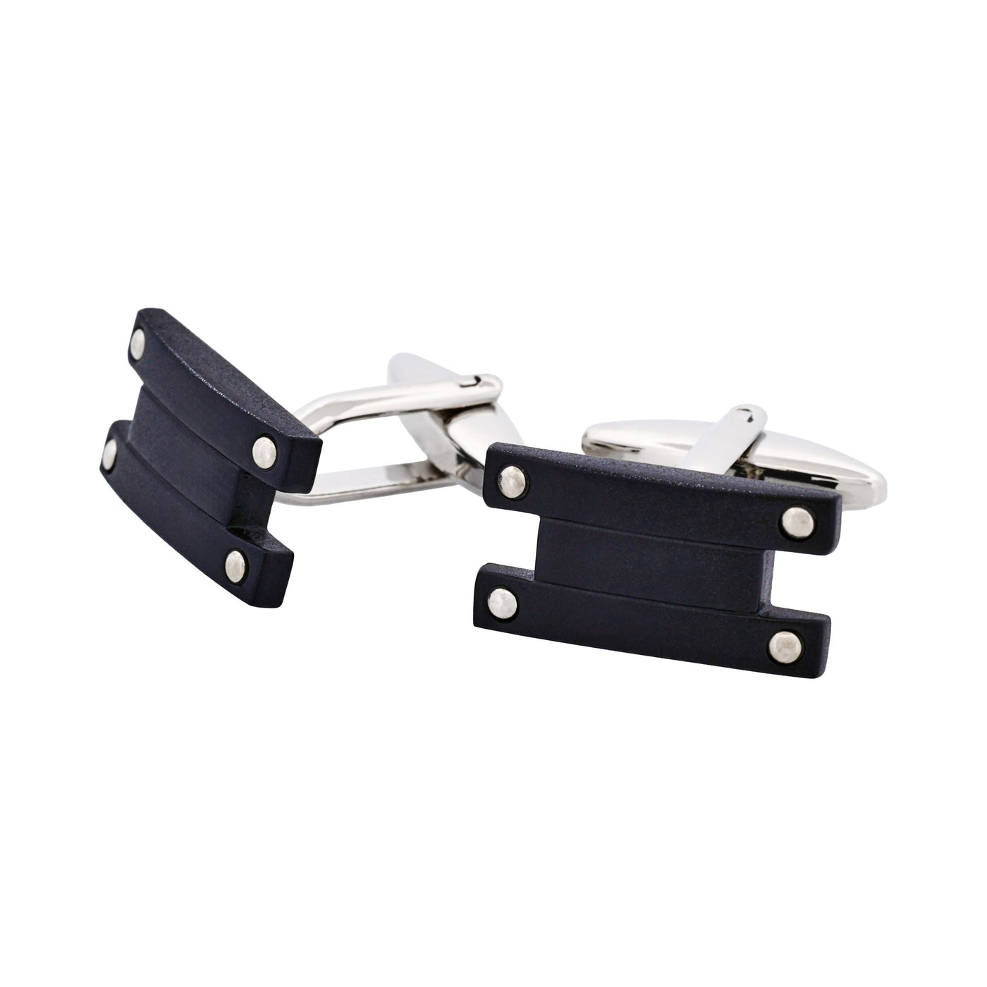 Rhodium Plated & Black Plated Cufflinks