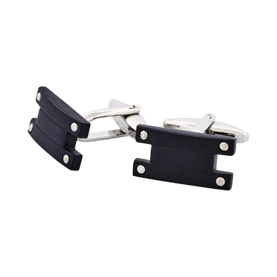 Rhodium Plated & Black Plated Cufflinks