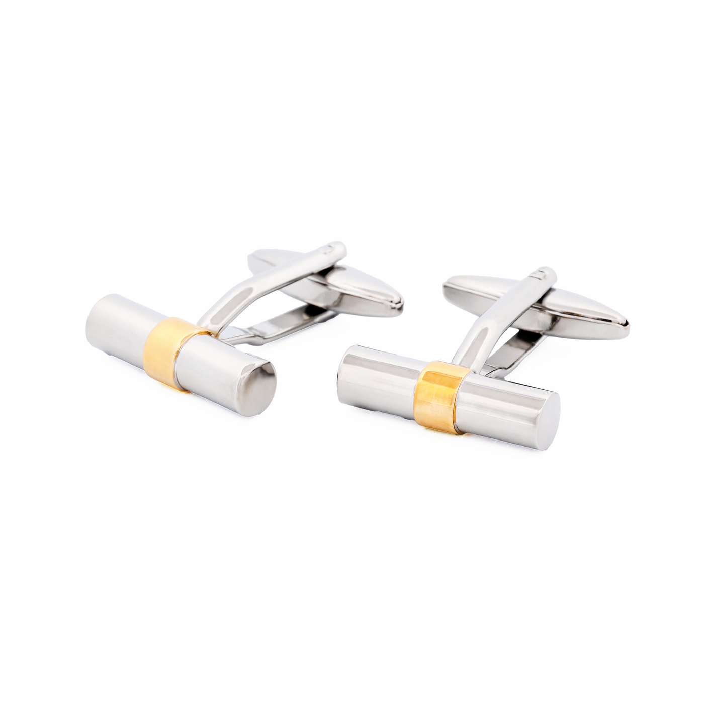 Rhodium Gold Plated Cufflinks