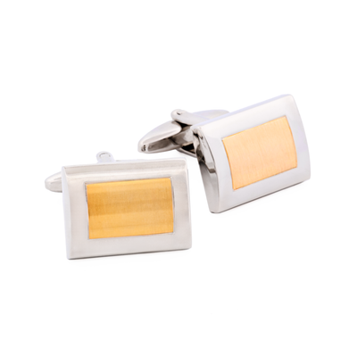Rhodium/Gold plated Cufflinks
