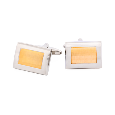 Rhodium/Gold plated Cufflinks
