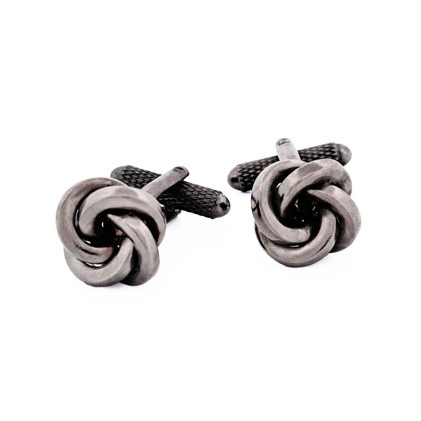 Gun Metal Knot Cufflinks