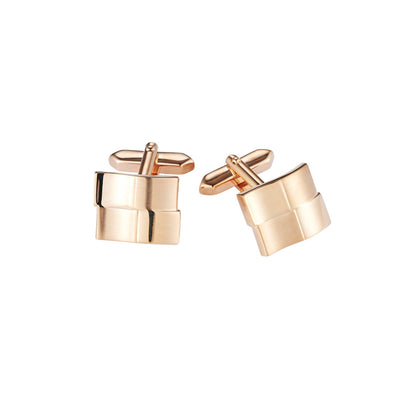 Light Rose Gold Plated Cufflinks
