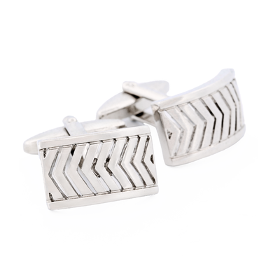 Rhodium Plated Cufflinks