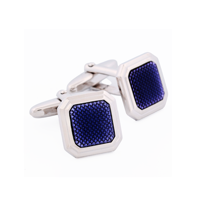 Blue Enamel Cufflinks