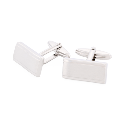 Rhodium Plated Cufflinks