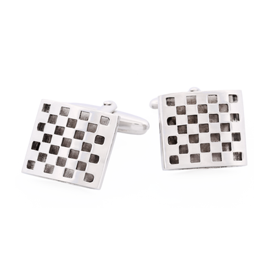 Rhodium Plated Cufflinks