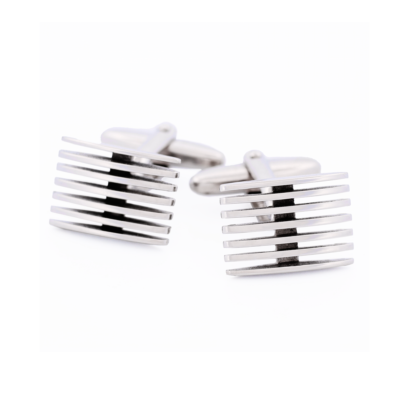 Rhodium Plated Cufflinks