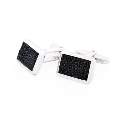 Black Stingray Cufflinks