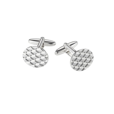 Rhodium Plated Cufflinks