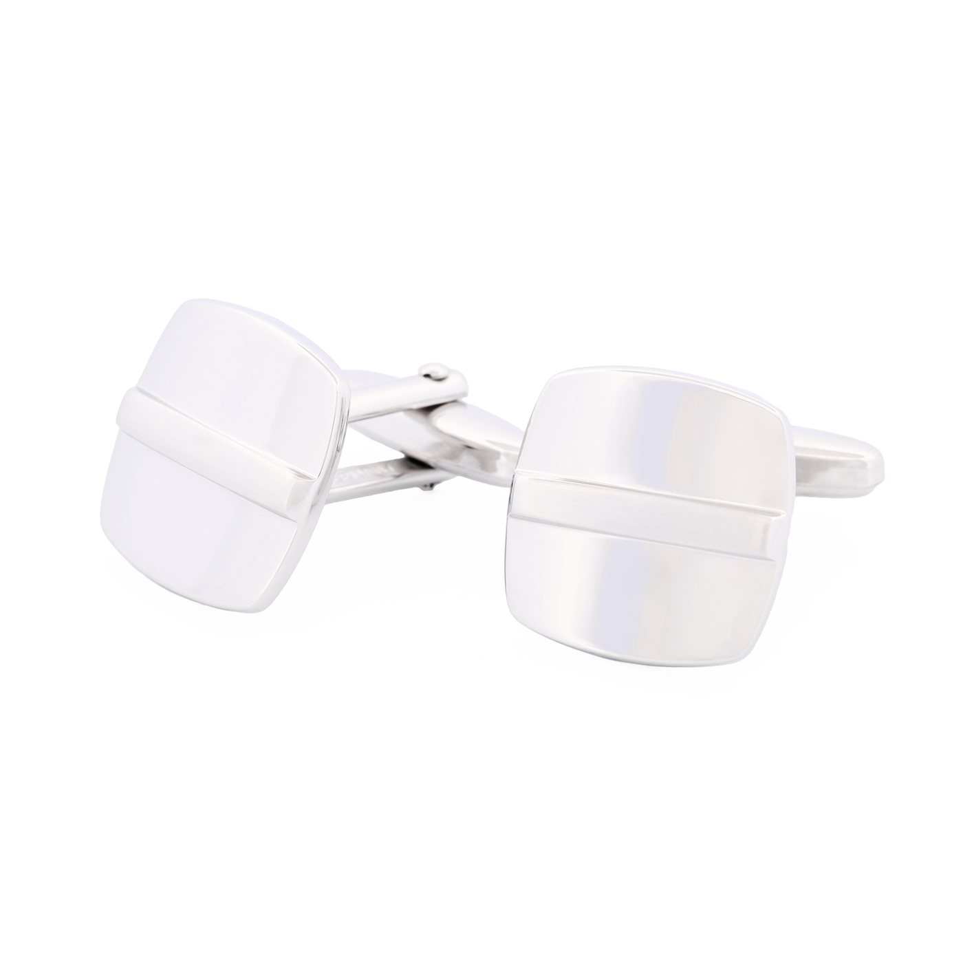 Rhodium Plated Cufflinks