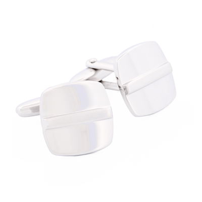 Rhodium Plated Cufflinks
