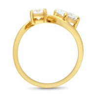 18ct Yellow Gold & Lab Grown Diamond Engagement Ring
