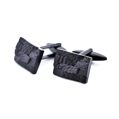 Stainless Steel Ion Plated Black Cufflinks