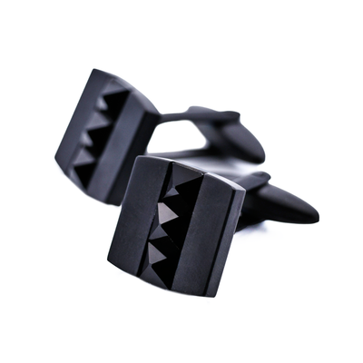 Stainless Steel Ion Plated Black Cufflinks