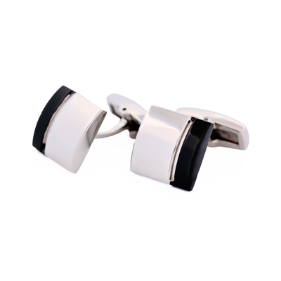 Stainless Steel Black Plated Cufflinks
