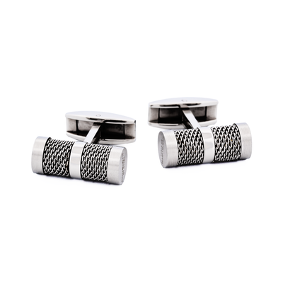 Stainless Steel/Mesh Cufflinks