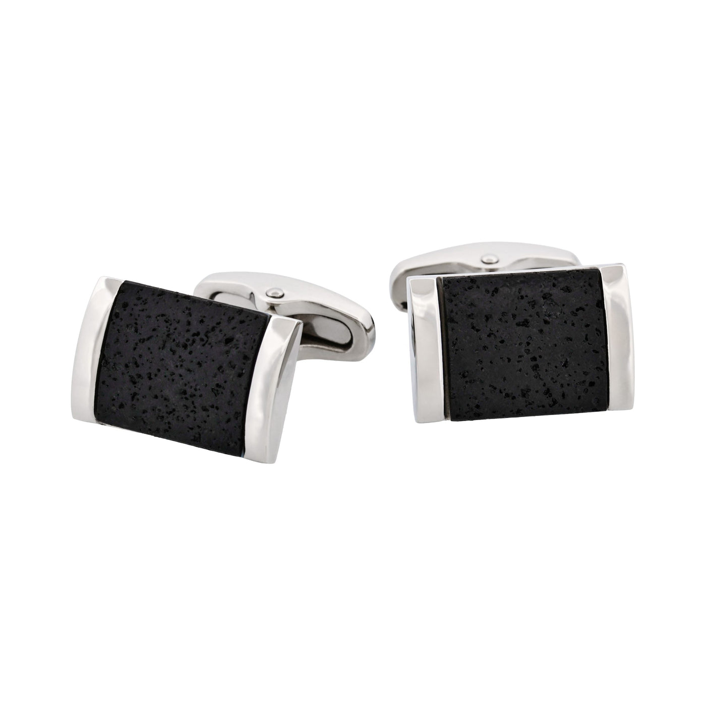 Stainless Steel & Granite Cufflinks