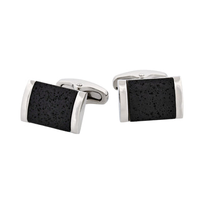 Stainless Steel & Granite Cufflinks