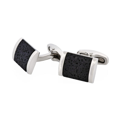 Stainless Steel & Granite Cufflinks