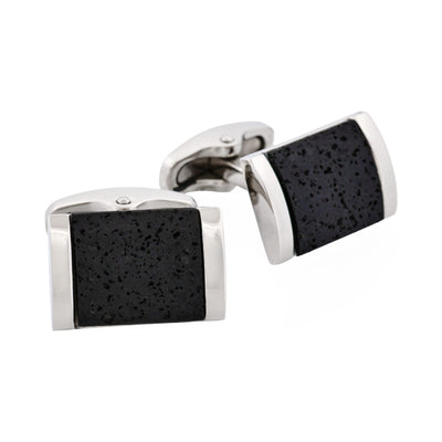 Stainless Steel & Granite Cufflinks