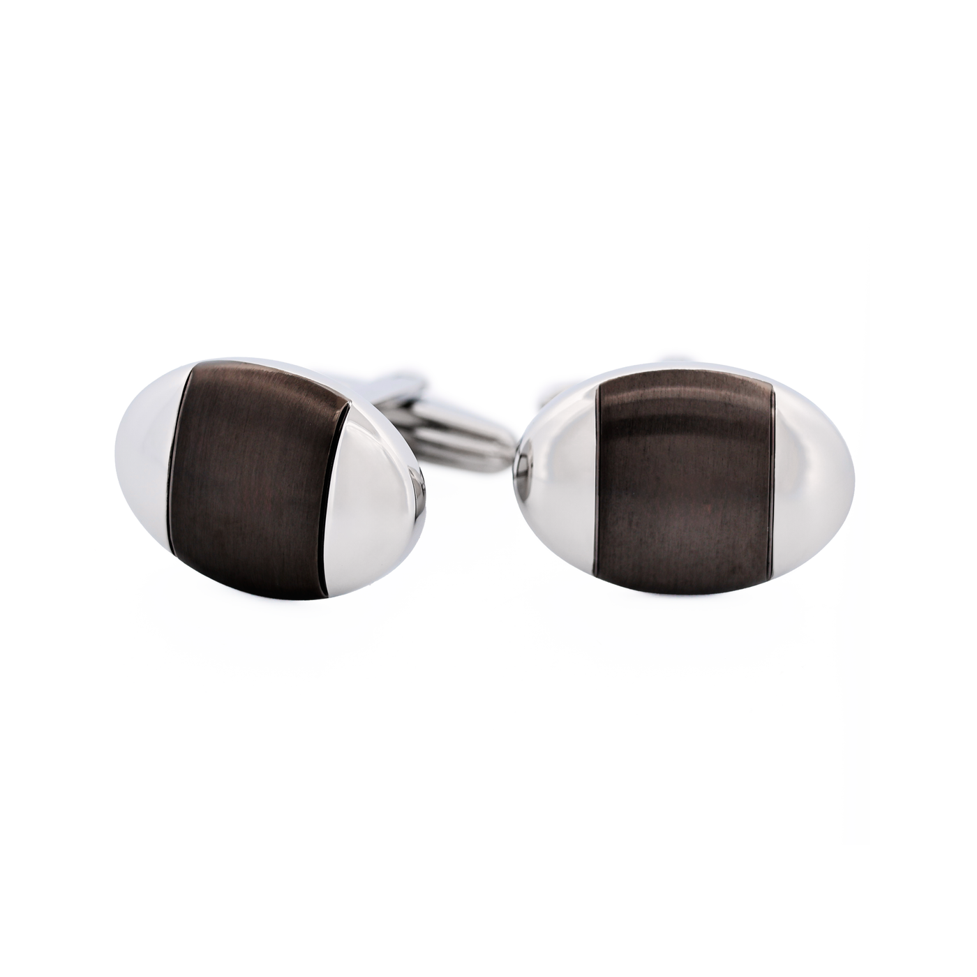 Stainless Steel Ion Plated Gun Cufflinks