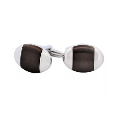 Stainless Steel Ion Plated Gun Cufflinks