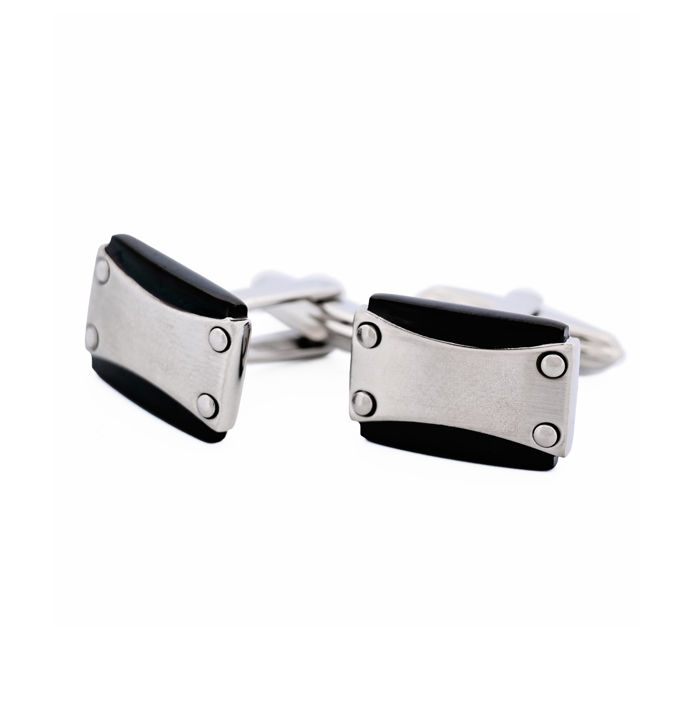 Stainless Steel Ion Plated Gun Cufflinks