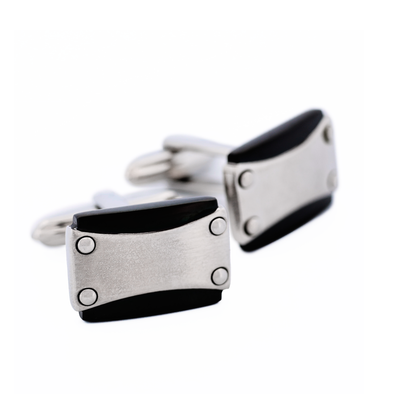 Stainless Steel Ion Plated Gun Cufflinks