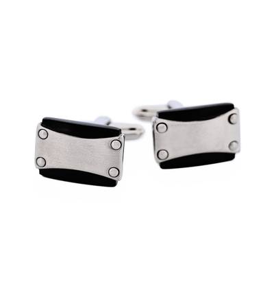 Stainless Steel Ion Plated Gun Cufflinks