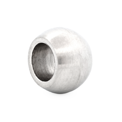 Brushed Stainless Steel Bead