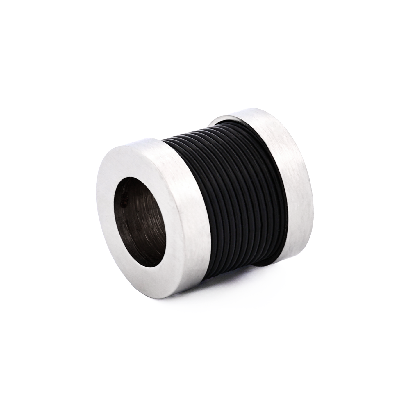 Stainless Steel Ion Plated Black Bead